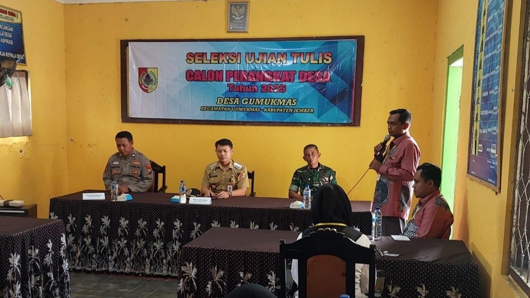 Ujian tulis pengisian perangkat desa Gumukmas